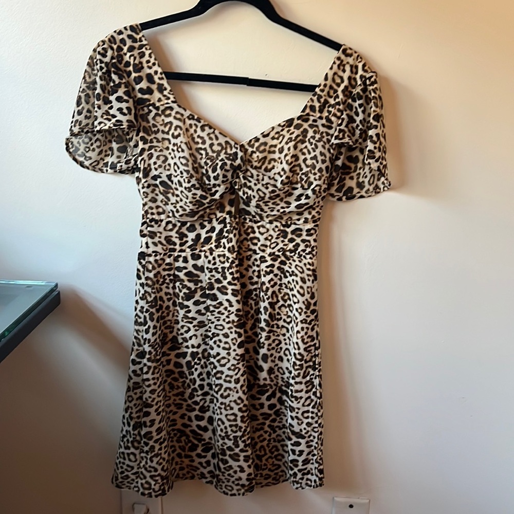 urban outfitters cheetah dress